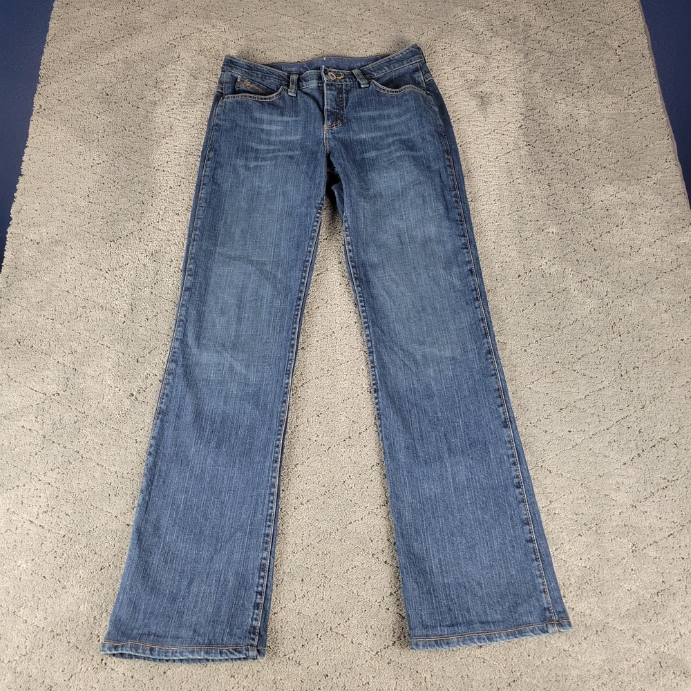 Wrangler Q-Baby Jeans Womens 5/6 Blue Bootcut Stretch Denim Western Cowgirl